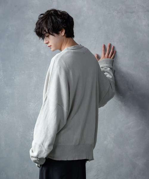 KUUUPY（クーピー）の「Relax Damage Knit / リラックスダメージニット