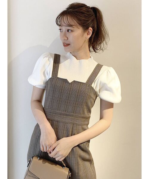 dazzlin（ダズリン）の「マーメイドキーネックジャンスカ（ジャンパースカート・レディース・ブラウン/インディゴブルー/その他1・FREE）」の16枚目の写真