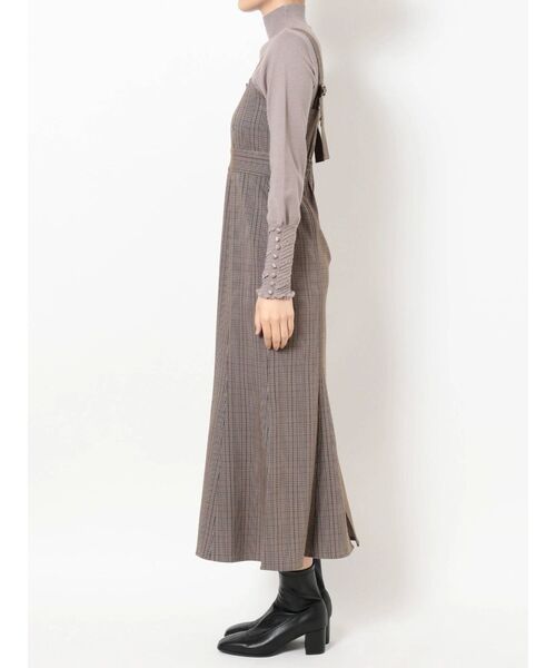 dazzlin（ダズリン）の「マーメイドキーネックジャンスカ（ジャンパースカート・レディース・ブラウン/インディゴブルー/その他1・FREE）」の18枚目の写真