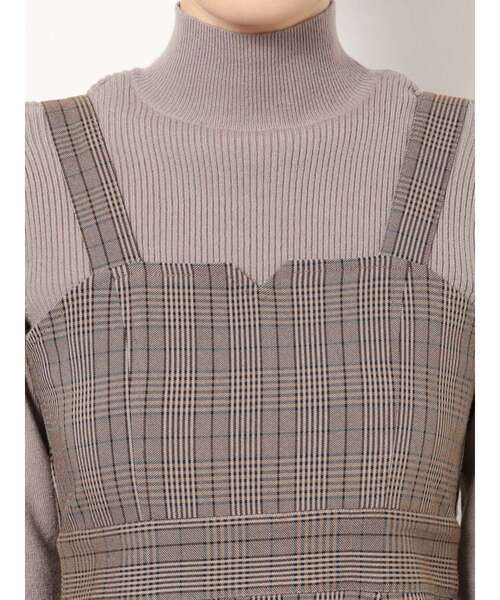 dazzlin（ダズリン）の「マーメイドキーネックジャンスカ（ジャンパースカート・レディース・ブラウン/インディゴブルー/その他1・FREE）」の20枚目の写真