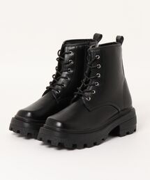 SUNNY ROOM | 【厚底】タンクソールレースアップブーツ　336(ブーツ)