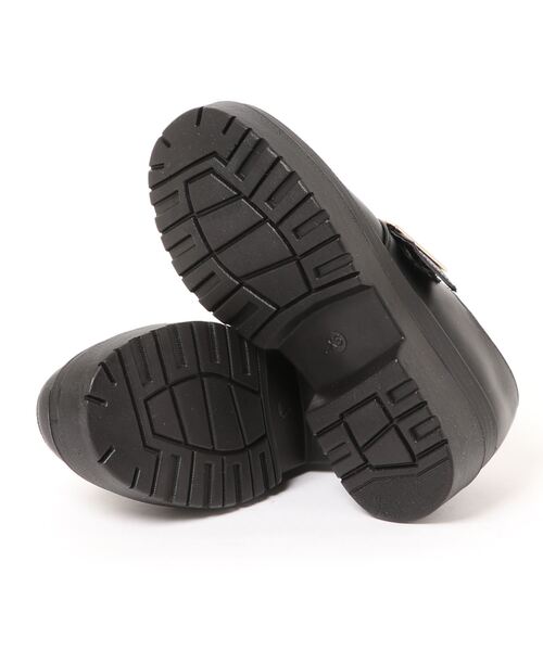 Shoes in Closet（シューズインクローゼット）の「軽量厚底 マニッシュ ワンベルトバックル ローファー 1882（ローファー・レディース・ダークブラウン/ブラック系その他/ブラック/アイボリー・L/LL/S/3L/M/XS）」の15枚目の写真