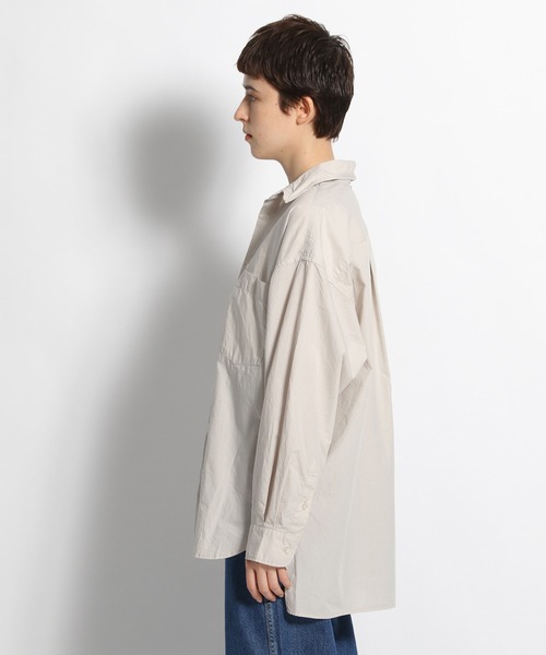 niko and...(ニコアンド)の「マーセWashingワイヤー入りワイドシャツ(シャツ/ブラウス・レディース・ホワイト/ベージュ/レッド/グリーン・MEDIUM/LARGE)」の11枚目の写真