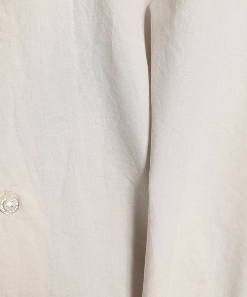 niko and...(ニコアンド)の「マーセWashingワイヤー入りワイドシャツ(シャツ/ブラウス・レディース・ホワイト/ベージュ/レッド/グリーン・MEDIUM/LARGE)」の18枚目の写真