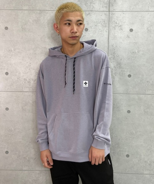 Columbia（コロンビア）の「【展開店舗限定アイテム】columbia/コロンビア ルーズシルエット　ワンポイントパーカー PM0816（パーカー・メンズ・ブラック/ブラウン/グレー/ブルー/グリーン・S/M/L/XL）」の3枚目の写真