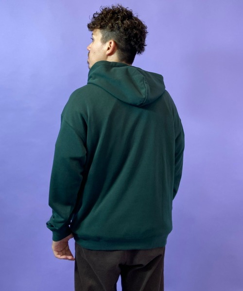 Columbia（コロンビア）の「【展開店舗限定アイテム】columbia/コロンビア ルーズシルエット　ワンポイントパーカー PM0816（パーカー・メンズ・ブラック/ブラウン/グレー/ブルー/グリーン・S/M/L/XL）」の10枚目の写真