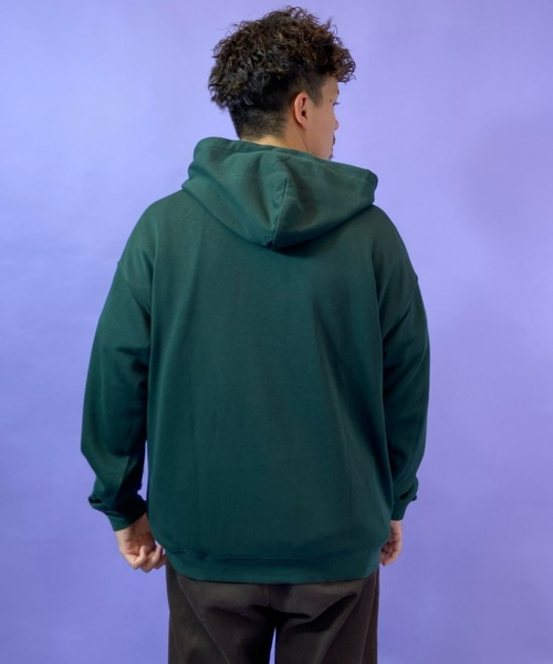 Columbia（コロンビア）の「【展開店舗限定アイテム】columbia/コロンビア ルーズシルエット　ワンポイントパーカー PM0816（パーカー・メンズ・ブラック/ブラウン/グレー/ブルー/グリーン・S/M/L/XL）」の9枚目の写真