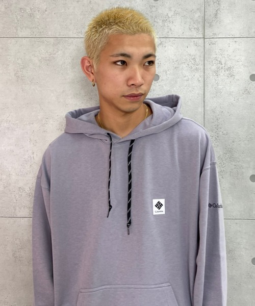 Columbia（コロンビア）の「【展開店舗限定アイテム】columbia/コロンビア ルーズシルエット　ワンポイントパーカー PM0816（パーカー・メンズ・ブラック/ブラウン/グレー/ブルー/グリーン・S/M/L/XL）」の19枚目の写真