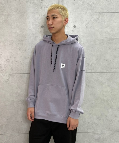 Columbia（コロンビア）の「【展開店舗限定アイテム】columbia/コロンビア ルーズシルエット　ワンポイントパーカー PM0816（パーカー・メンズ・ブラック/ブラウン/グレー/ブルー/グリーン・S/M/L/XL）」の18枚目の写真