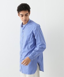 MONT KEMMEL | 【MONT KEMMEL / モンケメル】STRIPE BAND COLLAR シャツ(シャツ/ブラウス)