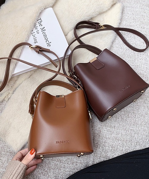 TABI PAL(タビパル)の「バケットタイプ&トートバッグ ショルダーバッグ(ショルダーバッグ・レディース・ブラウン/ブラック/アイボリー/モカ/イエロー/ライトブラウン・FREE)」の19枚目の写真