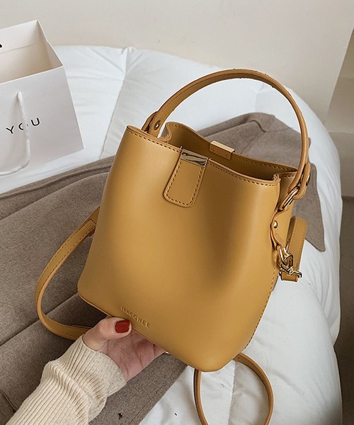 TABI PAL(タビパル)の「バケットタイプ&トートバッグ ショルダーバッグ(ショルダーバッグ・レディース・ブラウン/ブラック/アイボリー/モカ/イエロー/ライトブラウン・FREE)」の17枚目の写真