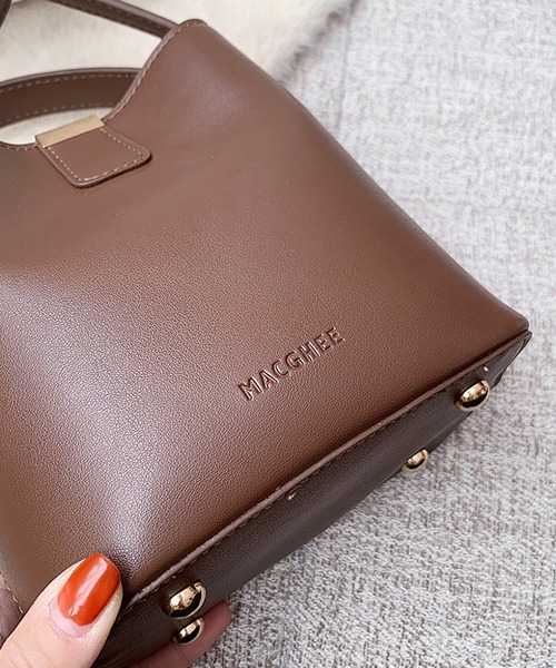 TABI PAL(タビパル)の「バケットタイプ&トートバッグ ショルダーバッグ(ショルダーバッグ・レディース・ブラウン/ブラック/アイボリー/モカ/イエロー/ライトブラウン・FREE)」の21枚目の写真