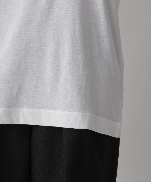 yuw(ユウ)の「SHEAR LONG TEE 235885(Tシャツ/カットソー・レディース・ホワイト/ブラック/ピンク/グリーン/ブラウン・FREE)」の10枚目の写真