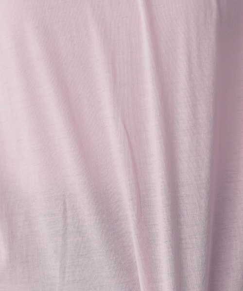 yuw(ユウ)の「SHEAR LONG TEE 235885(Tシャツ/カットソー・レディース・ホワイト/ブラック/ピンク/グリーン/ブラウン・FREE)」の7枚目の写真