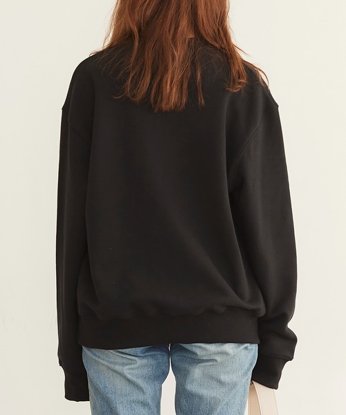 RANDEBOO(ランデブー)の「Basic sweatshirts(スウェット・レディース・ブラック/ホワイト系その他・MEDIUM/SMALL)」の6枚目の写真