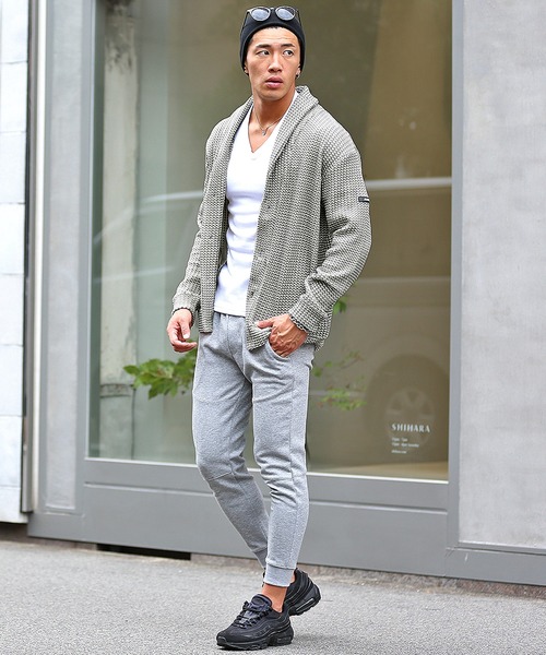 JOKER（ジョーカー）の「【JOKER】2トーンワッフルショールカラーカーディガン/ボレロ メンズ 春服（カーディガン/ボレロ・メンズ・ブラック/ベージュ/ネイビー/グレー・M/L/XL）」の19枚目の写真