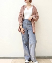 GAP | ハイライズコーデュロイパンツ --(その他パンツ)