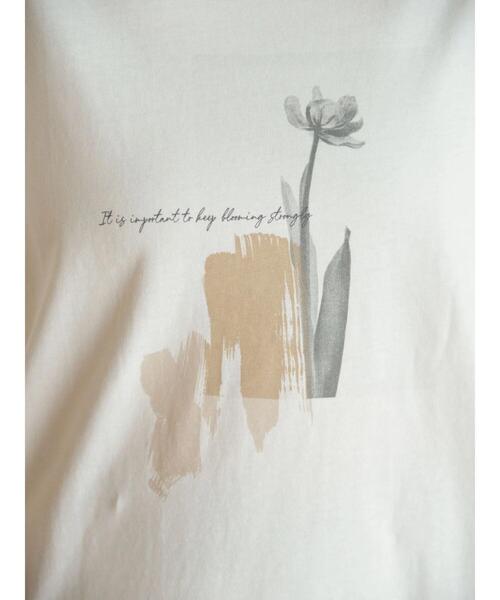 AMERICAN HOLIC（アメリカンホリック）の「裾ラウンドフォトカットチュニック（Tシャツ/カットソー・レディース・オフホワイト/ホワイト・M/L）」の11枚目の写真