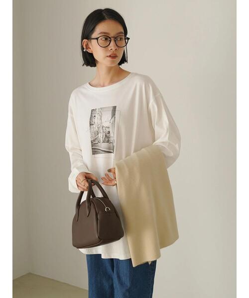 AMERICAN HOLIC（アメリカンホリック）の「裾ラウンドフォトカットチュニック（Tシャツ/カットソー・レディース・オフホワイト/ホワイト・M/L）」の17枚目の写真