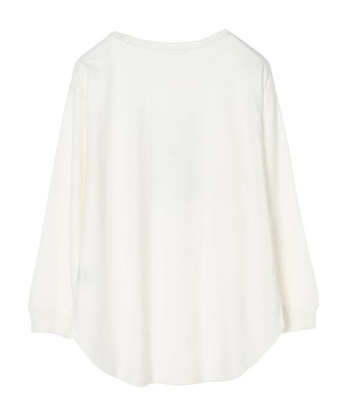 AMERICAN HOLIC（アメリカンホリック）の「裾ラウンドフォトカットチュニック（Tシャツ/カットソー・レディース・オフホワイト/ホワイト・M/L）」の22枚目の写真