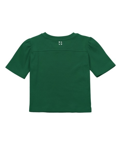 RSVP(アールエスブイピー)の「【RSVP 】Puff sleeves slim t-shirts / パフスリーブ スリムティーシャツ(Tシャツ/カットソー・レディース・ホワイト/ベージュ/ダークグリーン・FREE)」の10枚目の写真