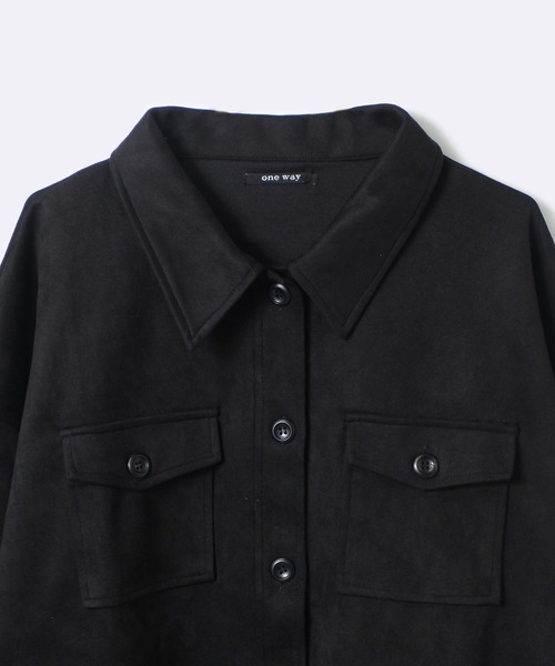 one way(ワンウェイ)の「【oneway】スエポンCPOシャツ(シャツ/ブラウス・レディース・ホワイト/ライトグレー/ブラック/ライトブラウン・FREE)」の6枚目の写真