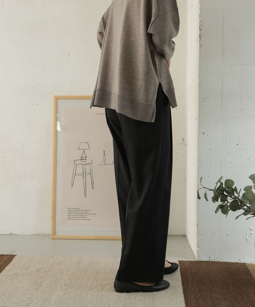 URBAN RESEARCH DOORS（アーバンリサーチドアーズ）の「クリアツイルストレートパンツ（その他パンツ・レディース・チャコールグレー/ブラック・36/38）」の18枚目の写真