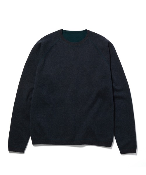 ADAM ET ROPE'(アダムエロペ)の「カシミアブレンド リバーシブルクルーネック プルオーバー(ニット/セーター・メンズ・ボルドー/グレー系その他/グリーン系その他3・M/L)」の16枚目の写真