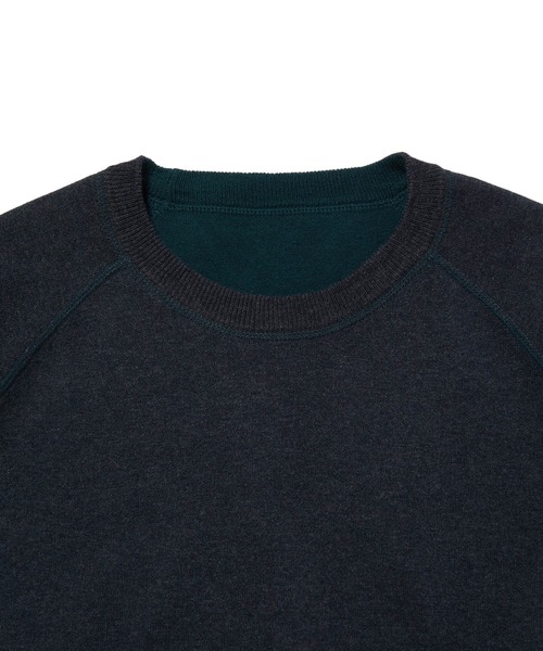 ADAM ET ROPE'(アダムエロペ)の「カシミアブレンド リバーシブルクルーネック プルオーバー(ニット/セーター・メンズ・ボルドー/グレー系その他/グリーン系その他3・M/L)」の18枚目の写真