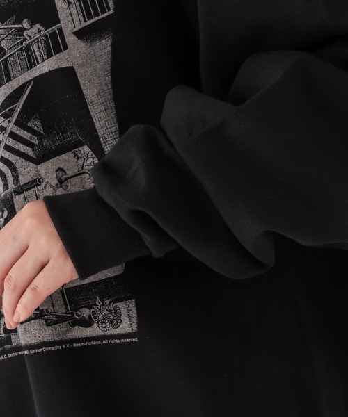 BONbazaar（ボンバザール）の「《ユニセックス》【M.C ESCHER/マウリッツ・コルネリス・エッシャー】プリントスウェット（スウェット・レディース・ブラック・MEDIUM/X-LARGE）」の20枚目の写真