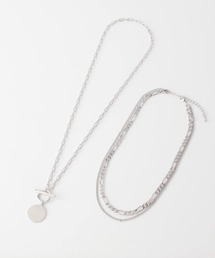 KBF | レイヤードセットコインネックレス(ネックレス)