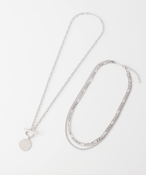 KBF（ケイビーエフ）の「レイヤードセットコインネックレス（ネックレス・レディース・シルバー/ゴールド・ONE）」の9枚目の写真