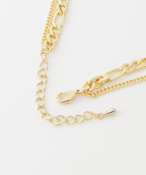 KBF（ケイビーエフ）の「レイヤードセットコインネックレス（ネックレス・レディース・シルバー/ゴールド・ONE）」の4枚目の写真