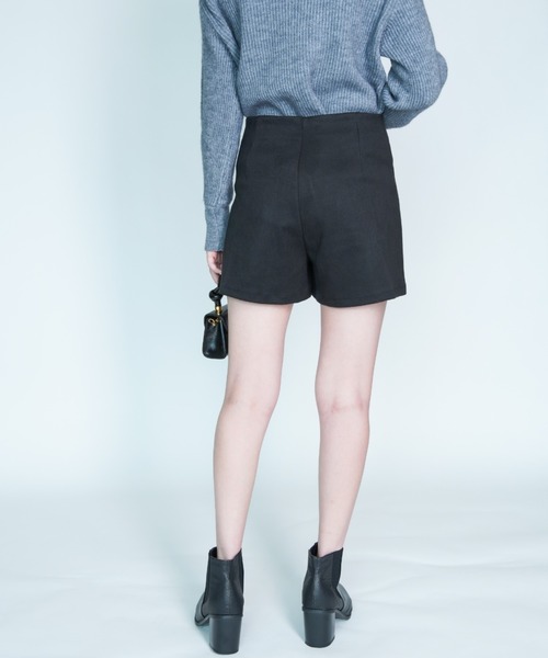 yuue' ( wear )(ユーイ)の「タックショートパンツ(その他パンツ・レディース・ブラック/ブラウン・S/M/L)」の5枚目の写真