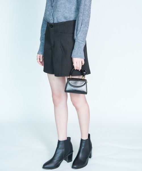 yuue' ( wear )(ユーイ)の「タックショートパンツ(その他パンツ・レディース・ブラック/ブラウン・S/M/L)」の12枚目の写真