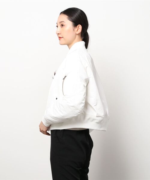 AMERICAN RAG CIE（アメリカンラグシー）の「MA1ブルゾン（MA-1・レディース・ホワイト/カーキ・FREE）」の15枚目の写真