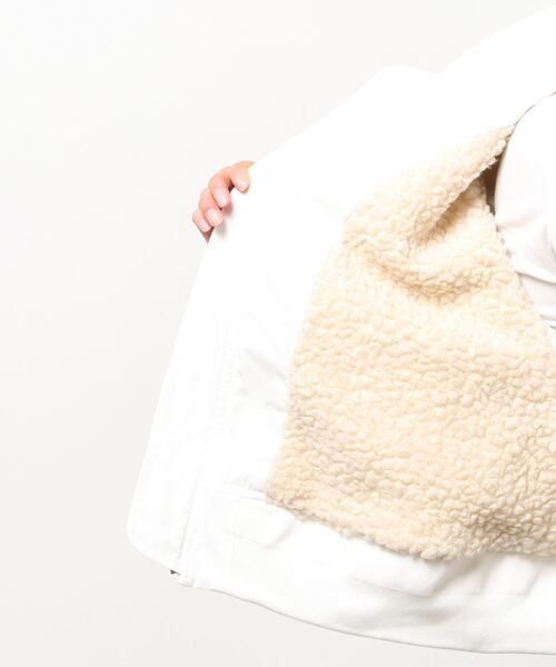 AMERICAN RAG CIE（アメリカンラグシー）の「MA1ブルゾン（MA-1・レディース・ホワイト/カーキ・FREE）」の17枚目の写真