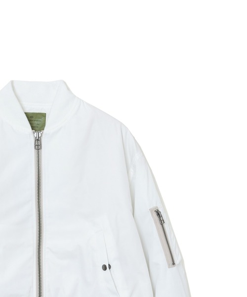 AMERICAN RAG CIE（アメリカンラグシー）の「MA1ブルゾン（MA-1・レディース・ホワイト/カーキ・FREE）」の6枚目の写真