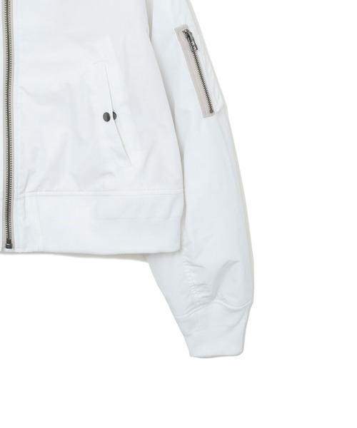 AMERICAN RAG CIE（アメリカンラグシー）の「MA1ブルゾン（MA-1・レディース・ホワイト/カーキ・FREE）」の7枚目の写真