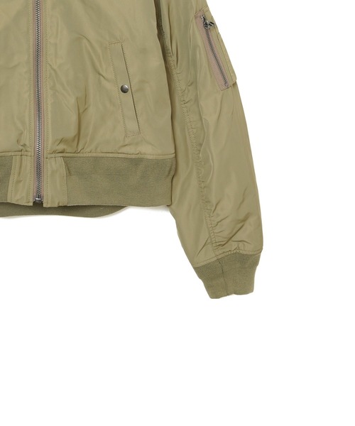 AMERICAN RAG CIE（アメリカンラグシー）の「MA1ブルゾン（MA-1・レディース・ホワイト/カーキ・FREE）」の13枚目の写真