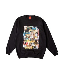 ナインルーラーズ [Nine Rulaz] - レゲエ カレッジ クルーネック スウェット トレーナー スウェットシャツ [Reggae Collage Crew Neck]
