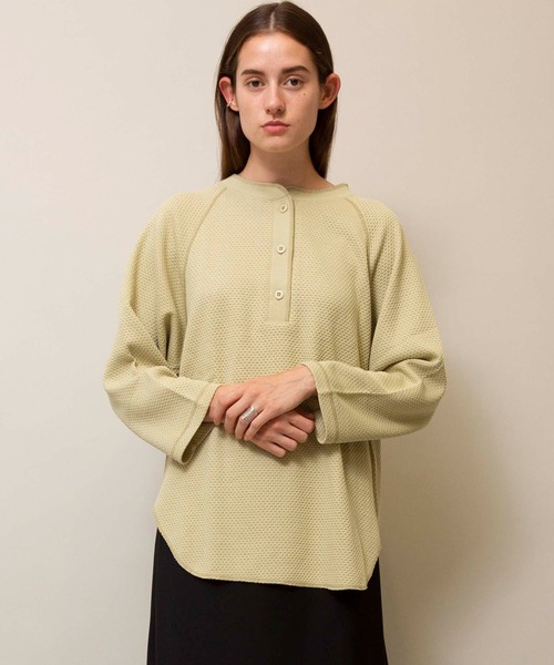 ジョンブル メンズ ワッフルヘンリーカットソー Johnbull 長袖 Tシャツ ヘンリーネック サーマル シンプルデザイン インナー ベーシック レギュラーフィット 30%OFFセールジョンブル メンズ Johnbull クルーネック ストレッチ サーマル ロングスリーブティー ( 25948 ) (  25150 後継 ) トップス 無地 John bull ワッフル ホワイト ブラック カーキ ヘザーグレー アイボリー S M L LL おしゃれ  人気