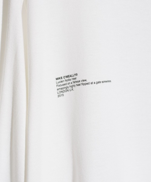 JANESMITH(ジェーンスミス)の「JANESMITH ジェーンスミス / LUCIEN NOLLIE HEEL LONG SLEEVE T-SHIRT グラフィックプリントビッグシルエットロンT / 22SCT-#120S-MO(Tシャツ/カットソー・レディース・ブラック/ホワイト・SMALL/LARGE/MEDIUM/X-LARGE)」の5枚目の写真