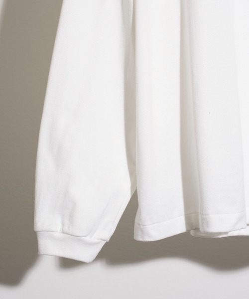 JANESMITH(ジェーンスミス)の「JANESMITH ジェーンスミス / LUCIEN NOLLIE HEEL LONG SLEEVE T-SHIRT グラフィックプリントビッグシルエットロンT / 22SCT-#120S-MO(Tシャツ/カットソー・レディース・ブラック/ホワイト・SMALL/LARGE/MEDIUM/X-LARGE)」の6枚目の写真