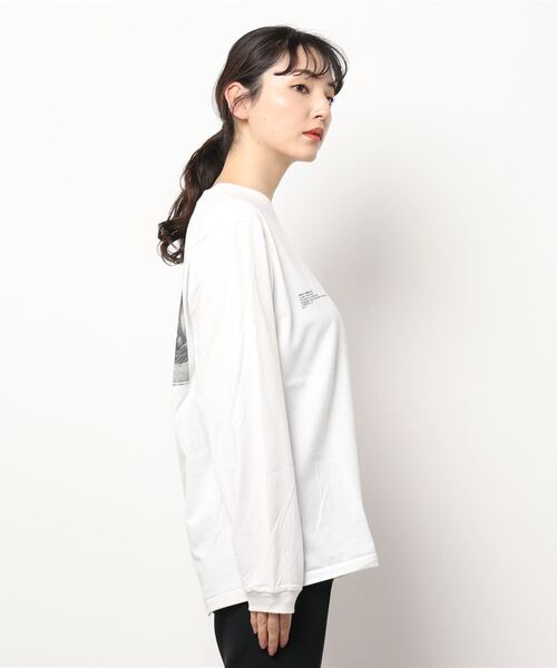 JANESMITH(ジェーンスミス)の「JANESMITH ジェーンスミス / LUCIEN NOLLIE HEEL LONG SLEEVE T-SHIRT グラフィックプリントビッグシルエットロンT / 22SCT-#120S-MO(Tシャツ/カットソー・レディース・ブラック/ホワイト・SMALL/LARGE/MEDIUM/X-LARGE)」の13枚目の写真