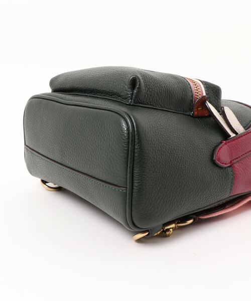 コーチ ミニリュック チャーター バックパック 18 カラーブロック COACH（コーチ）の「【オンライン限定】チャーター バックパック