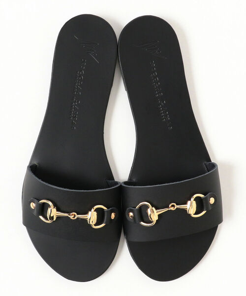 BEAMS LIGHTS（ビームスライツ）の「NICOLAS LAINAS / ビット フラット サンダル（サンダル・レディース・ホワイト/ブラック・38/36/37/39）」の18枚目の写真