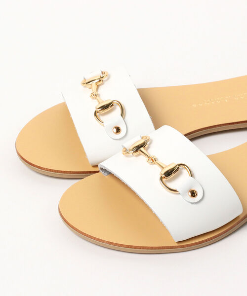 BEAMS LIGHTS（ビームスライツ）の「NICOLAS LAINAS / ビット フラット サンダル（サンダル・レディース・ホワイト/ブラック・38/36/37/39）」の15枚目の写真