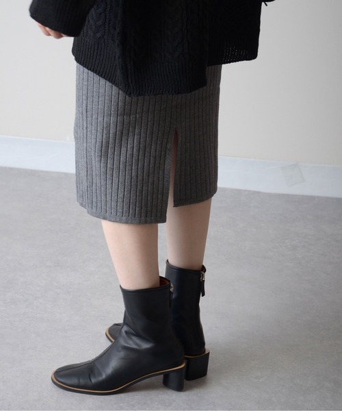 ibeul_（イベール）の「リブニットスカート（スカート・レディース・アイボリー/グレー/ブラック・FREE）」の7枚目の写真